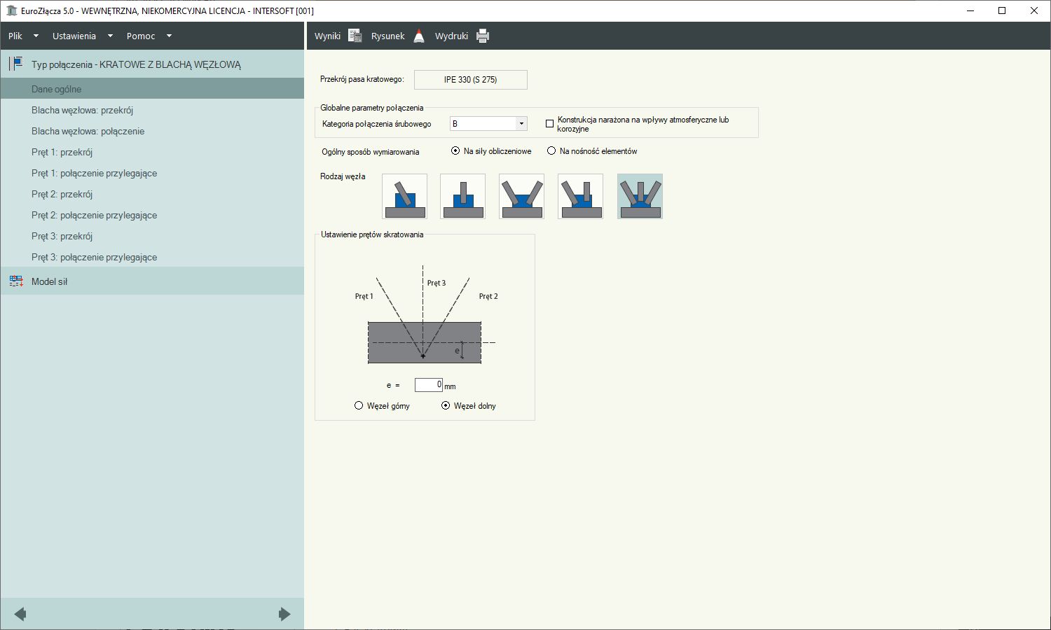 EuroZcza KRATOWE Z BLACH WZOW + DXF 2.0 - licencja roczna | INTERsoft program CAD