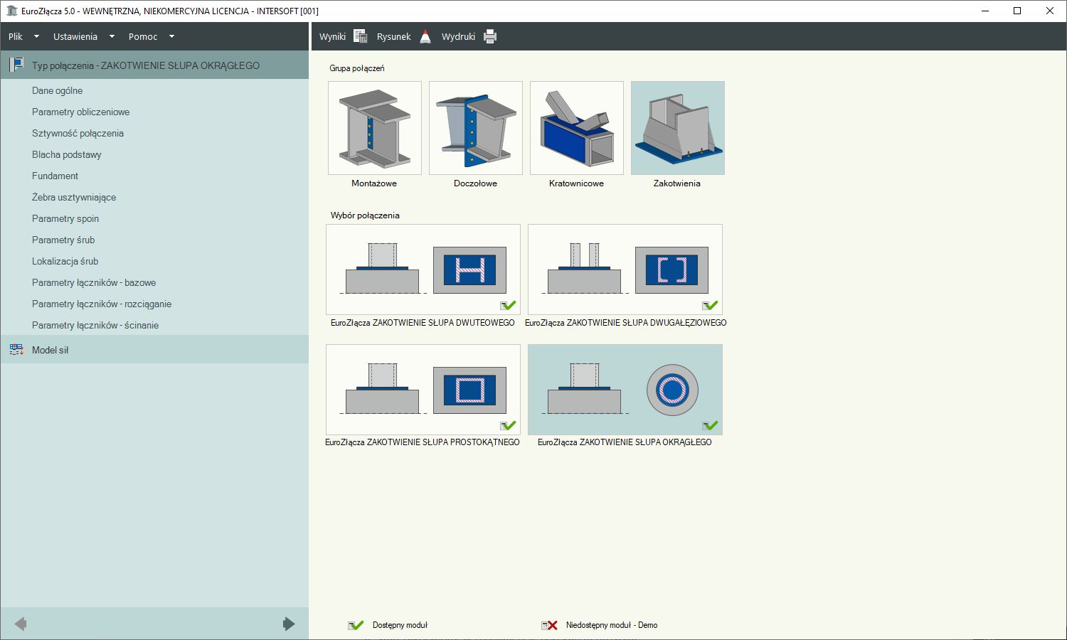 EuroZcza ZAKOTWIENIE SUPA OKRGEGO + DXF 3.0 | INTERsoft program CAD