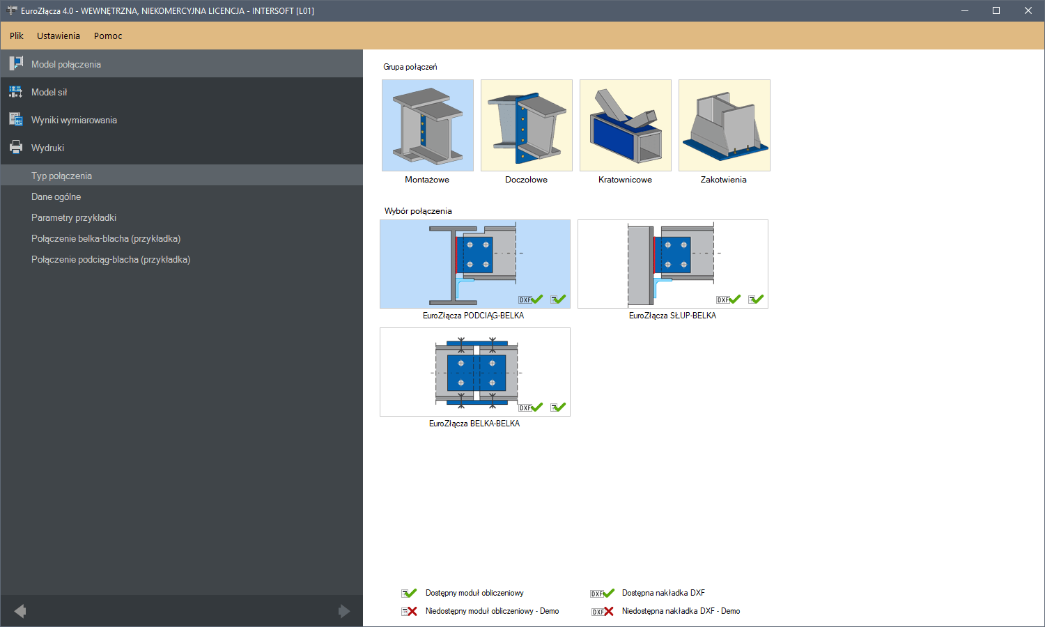 INTERsoft KONSTRUKCJA LUX | INTERsoft program CAD