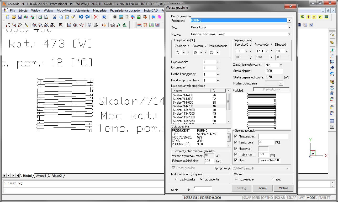 InstalCAD 2 – nakadka dla INTERsoft-INTELLICAD 2019 | INTERsoft program CAD