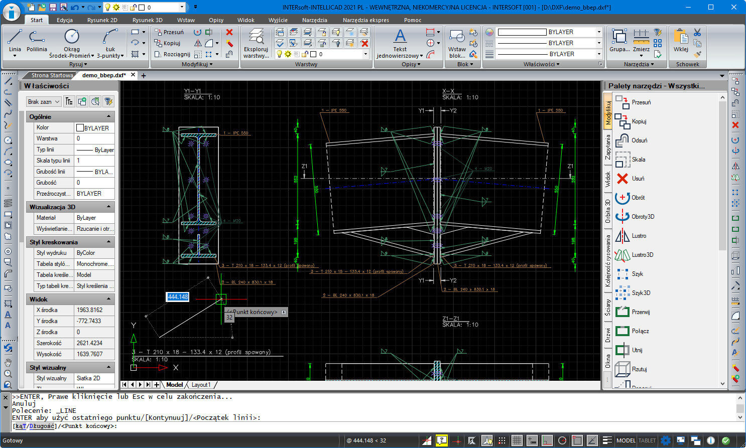 INTERsoft-INTELLICAD 2022 - pakiet 5 stanowisk | INTERsoft program CAD