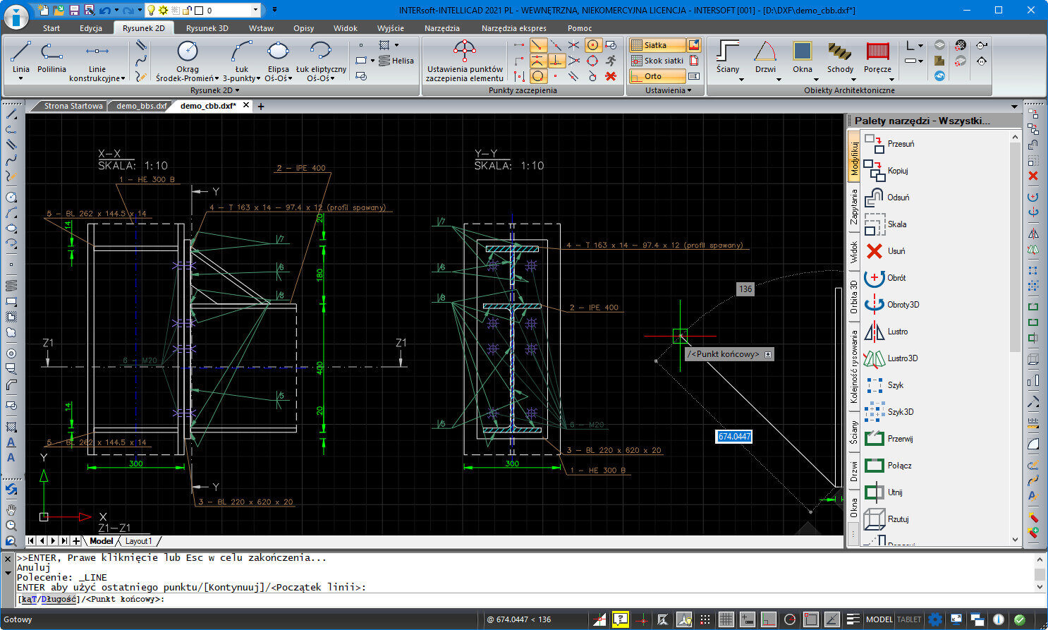 Aktualizacja do INTERsoft-INTELLICAD 2023 z wersji 2022 | INTERsoft program CAD