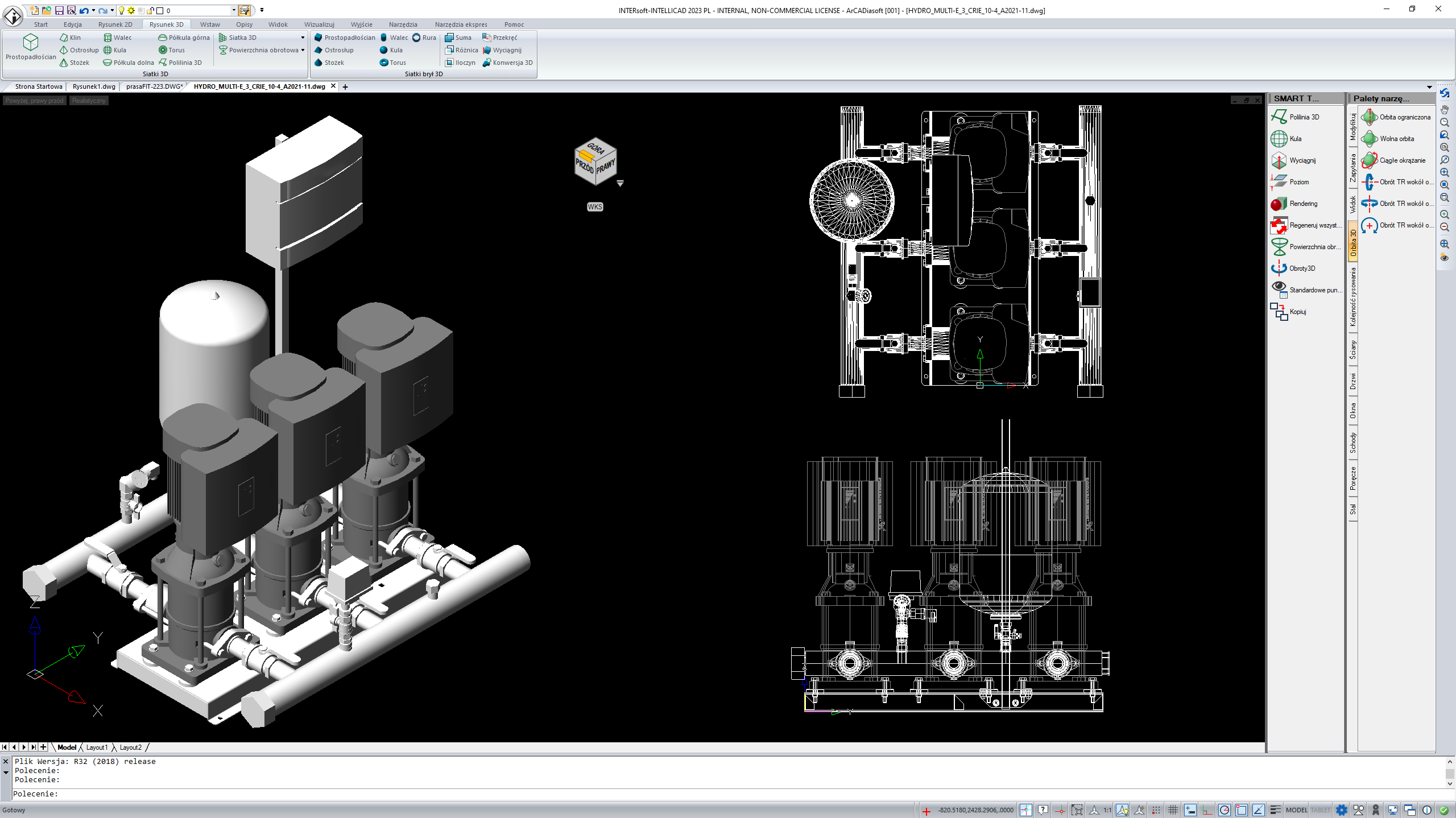 Aktualizacja do INTERsoft-INTELLICAD 2023 z wersji 2022 | INTERsoft program CAD