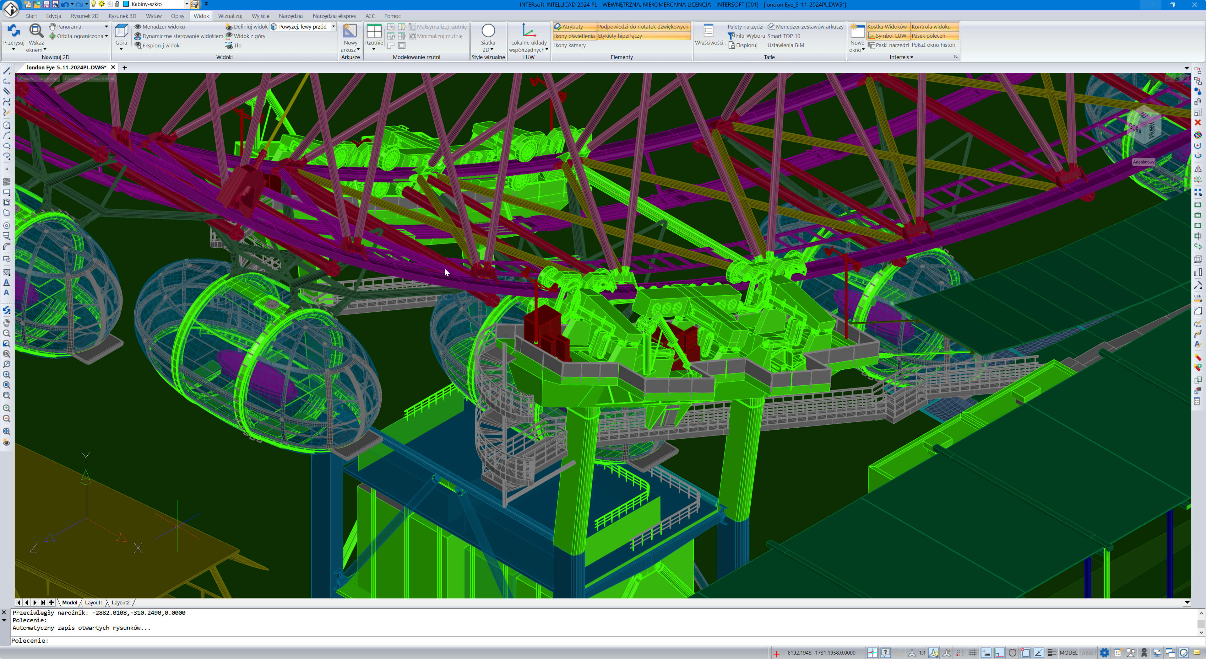INTERsoft-INTELLICAD 2024 - pakiet 3 stanowisk | INTERsoft program CAD