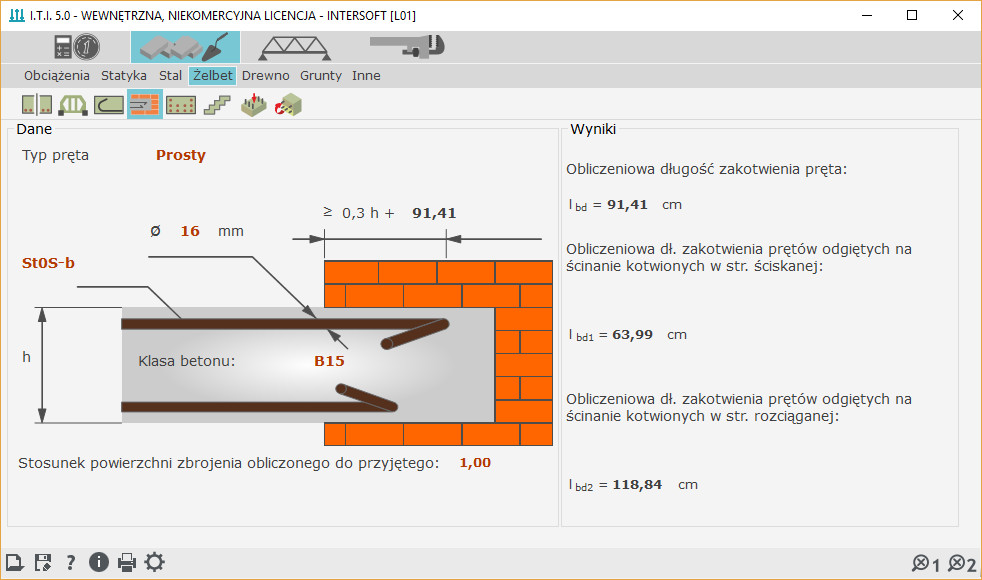 I.T.I.-BUDOWNICTWO OGLNE 5 - licencja roczna | INTERsoft program CAD