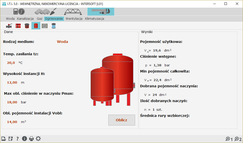 I.T.I.-INSTALACJE 2 | INTERsoft program CAD