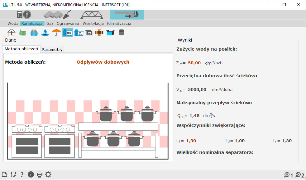 I.T.I.-INSTALACJE 2 - licencja roczna | INTERsoft program CAD