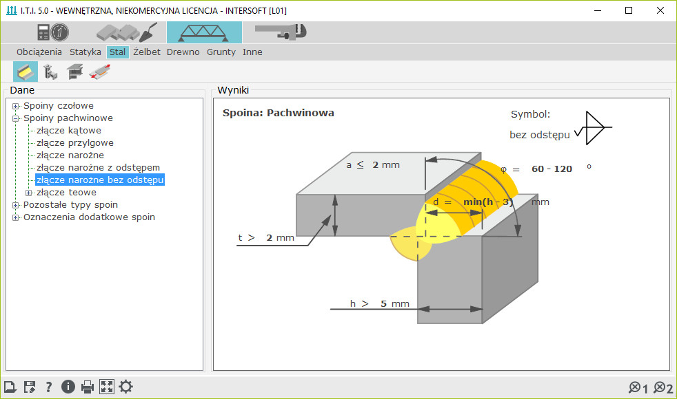 I.T.I.-KONSTRUKCJE 5 - licencja roczna | INTERsoft program CAD