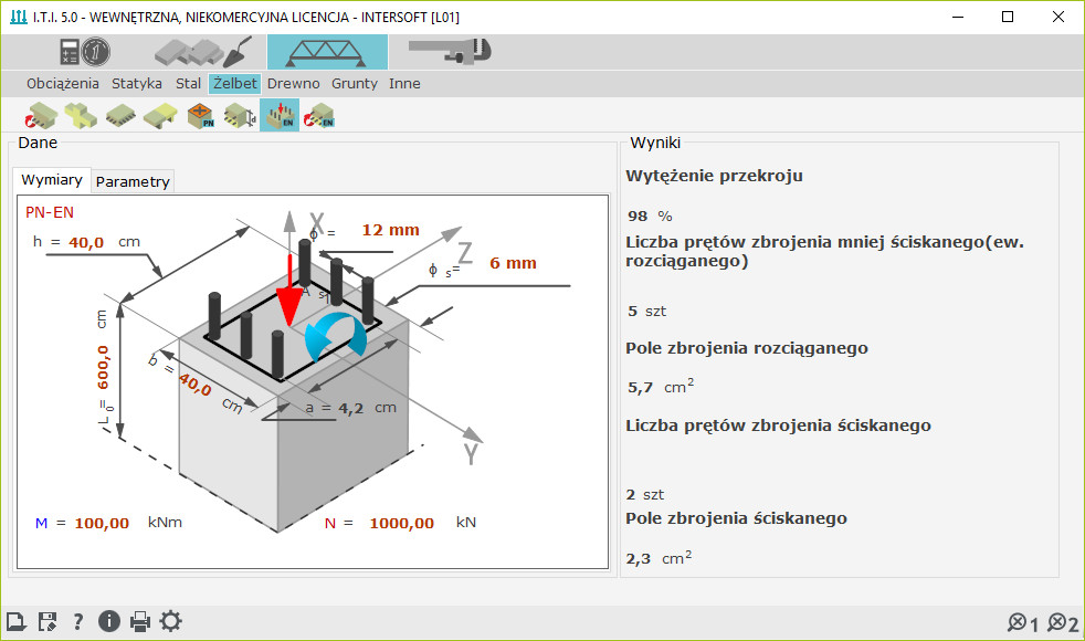 I.T.I.-KONSTRUKCJE 5 | INTERsoft program CAD