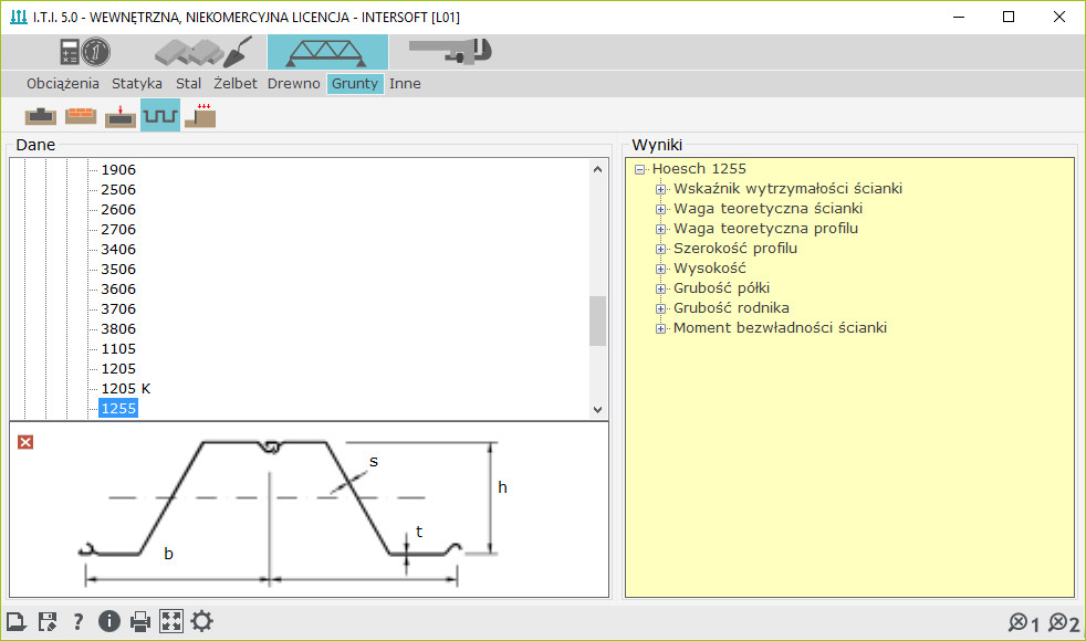 Aktualizacja do  I.T.I.-KONSTRUKCJE 5 | INTERsoft program CAD