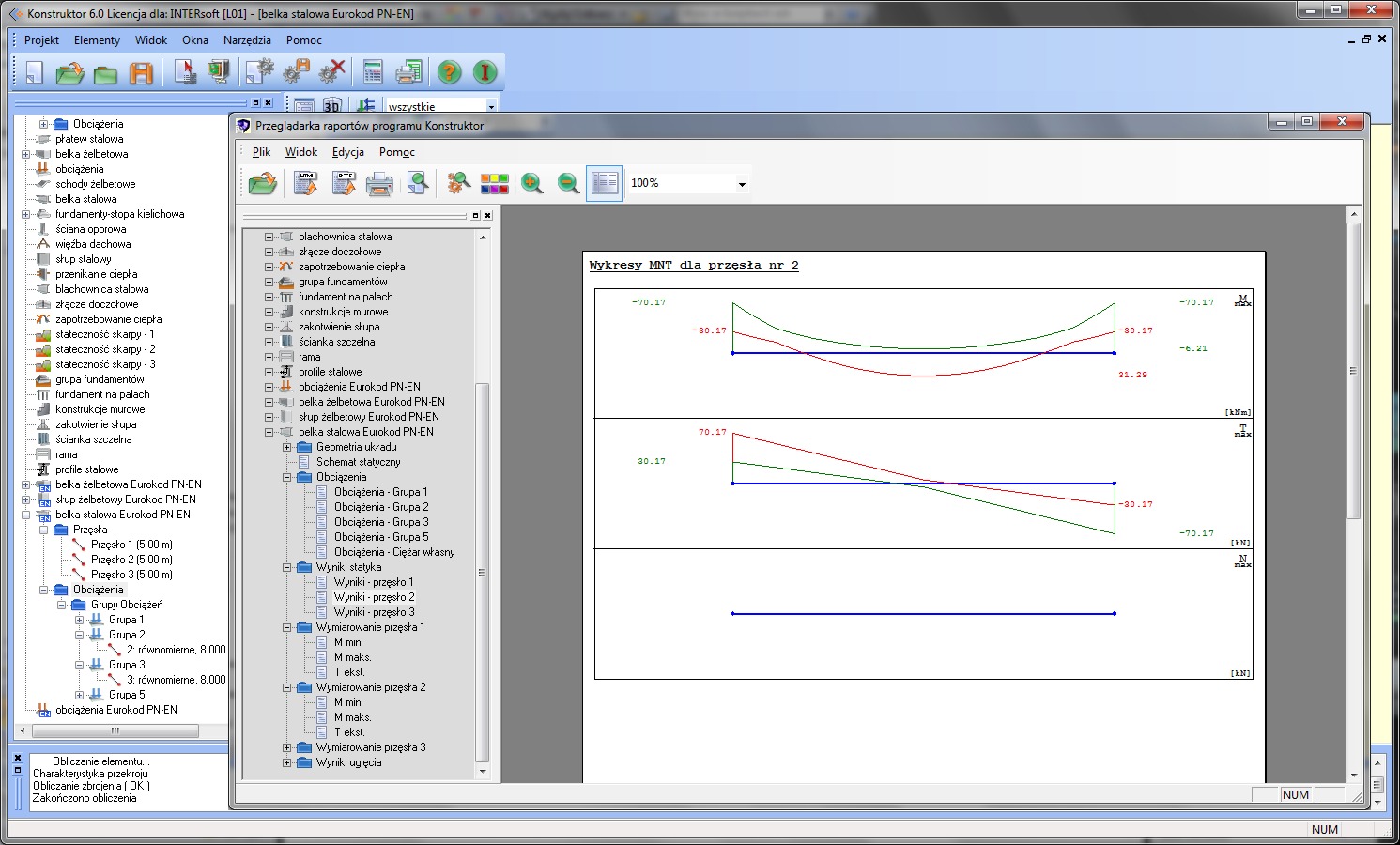 Pakiet Konstruktor – Stal PN-EN | INTERsoft program CAD