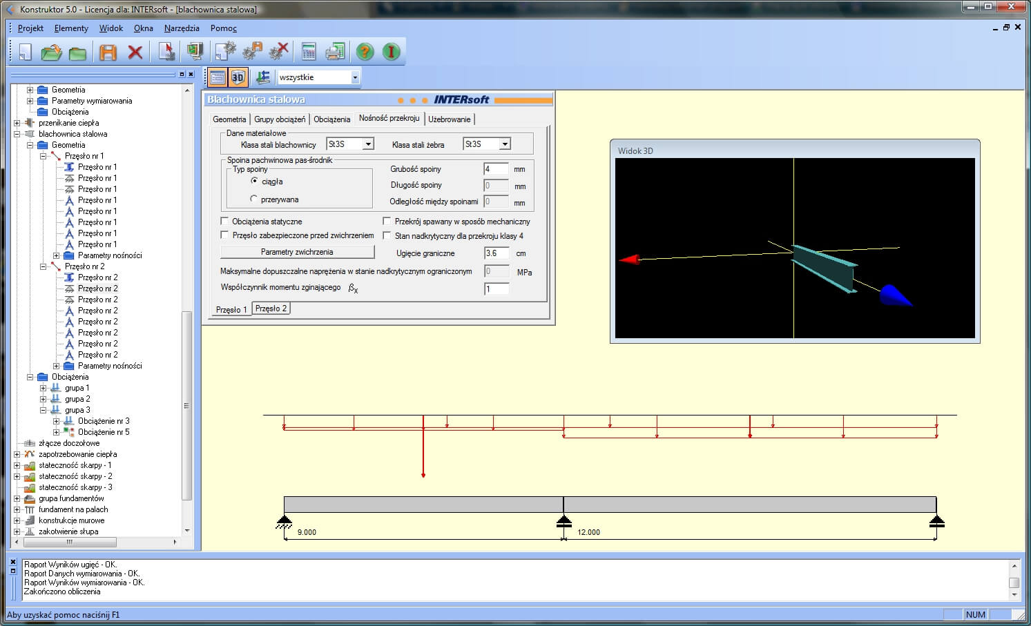Konstruktor – Blachownica stalowa | INTERsoft program CAD