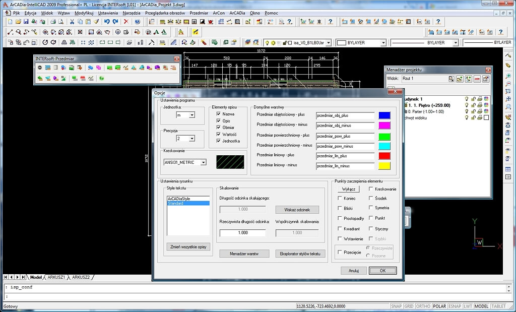 INTERsoft-PRZEDMIAR - nakadka dla INTERsoft-INTELLICAD 2019 | INTERsoft program CAD