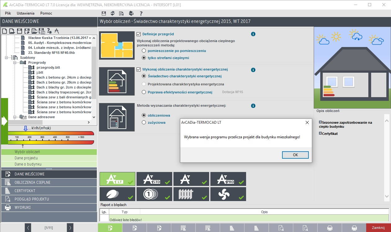 ArCADia-TERMOCAD LT 7 + Podrcznik | INTERsoft program CAD