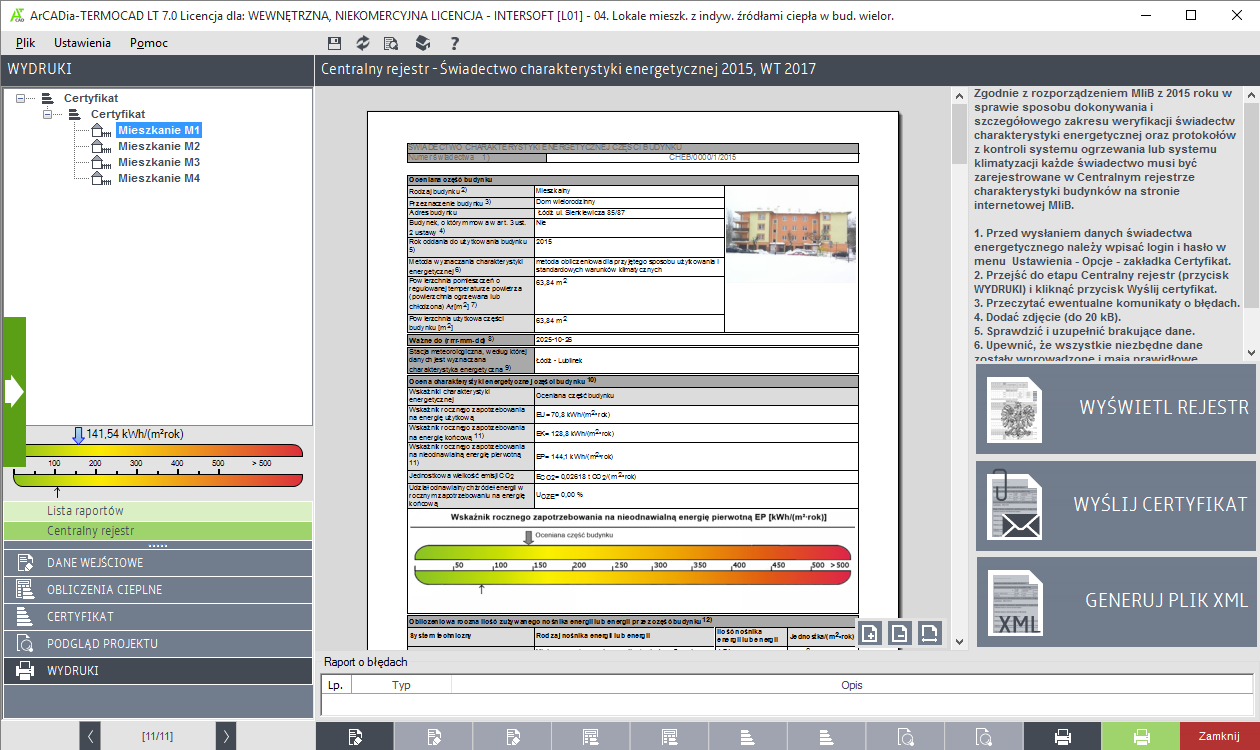 ArCADia-TERMOCAD LT 7 + Podrcznik | INTERsoft program CAD