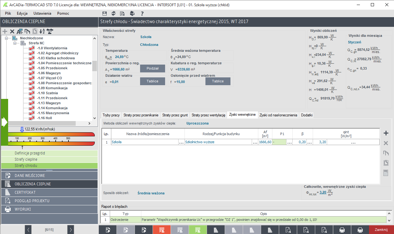 ArCADia-TERMOCAD STD 7 | INTERsoft program CAD