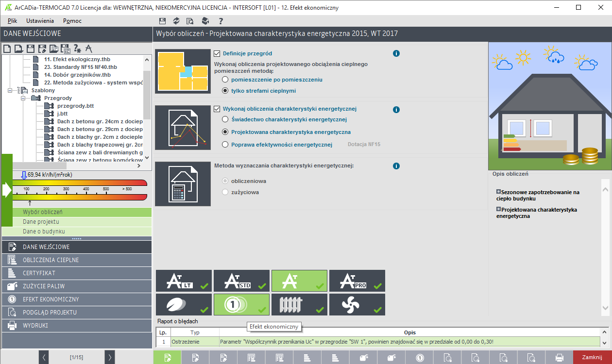 Efekt ekonomiczny | INTERsoft program CAD