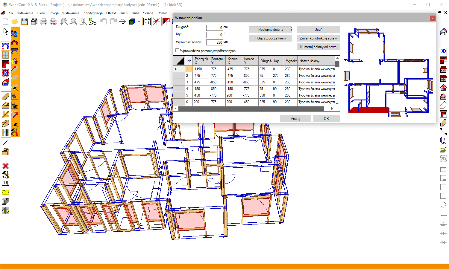 WoodCon 10 Zestawienia  | INTERsoft program CAD