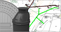 ArCADia-SIECI KANALIZACYJNE 2 | INTERsoft program CAD budownictwo