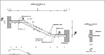 Konstruktor – Rysunki DXF – Schody płytowe | INTERsoft program CAD budownictwo