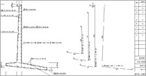 Program Konstruktor – Rysunki DXF – ciana oporowa