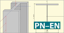 Konstruktor – Słup stalowy Eurokod PN-EN | INTERsoft program CAD budownictwo