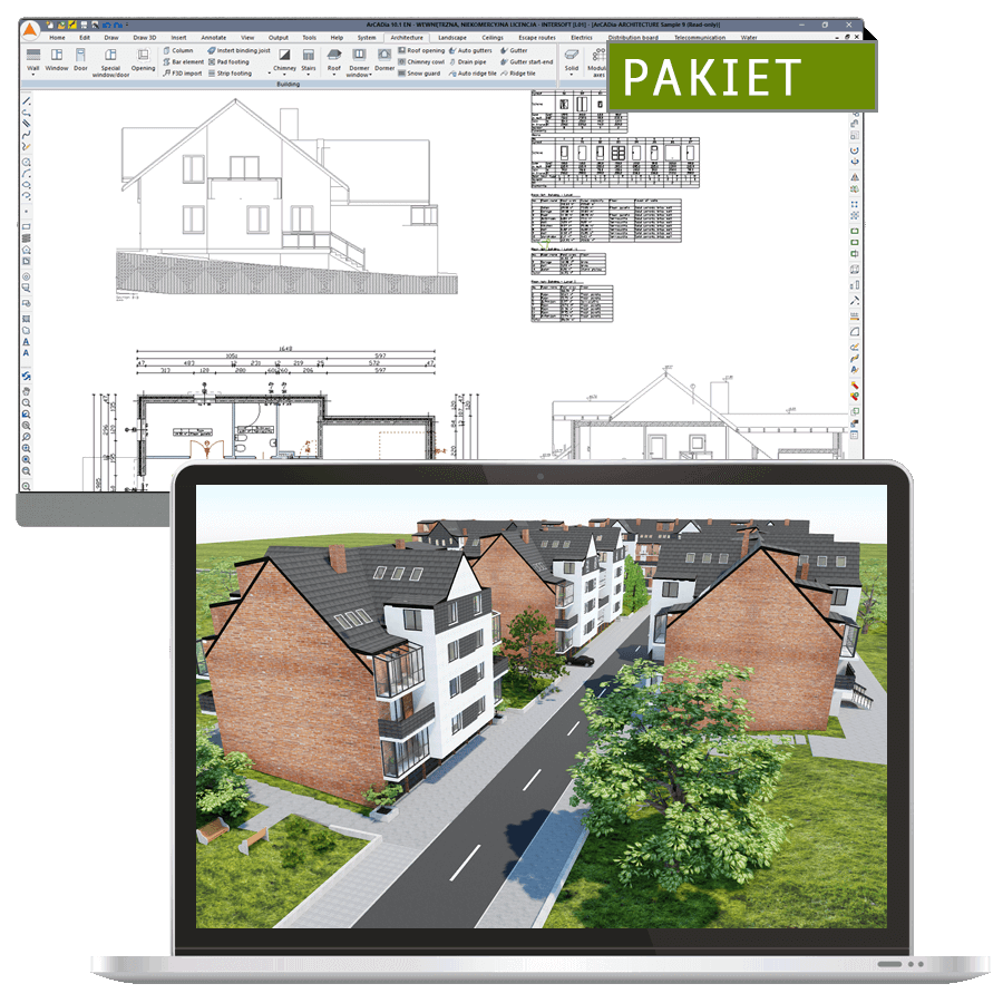 Program ArCADia BIM 14 + ArCADia-ARCHITEKTURA 9