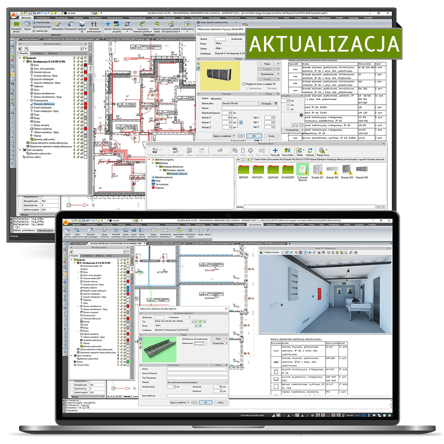 Program Aktualizacja ArCADia-INSTALACJE ELEKTRYCZNE z wersji 2 do 15
