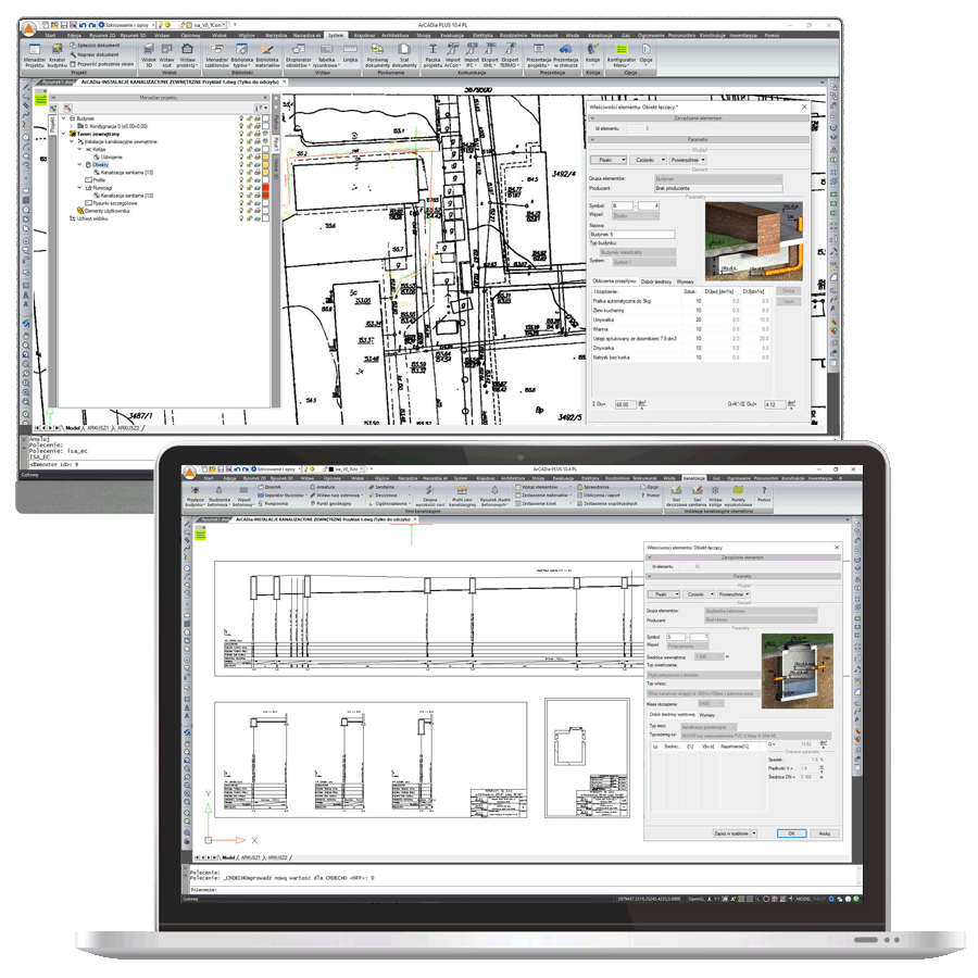 Projektowanie Zewnetrznych Przylaczy Kanalizacyjnych W Programie Arcadia Instalacje Kanalizacyjne Zewnetrzne