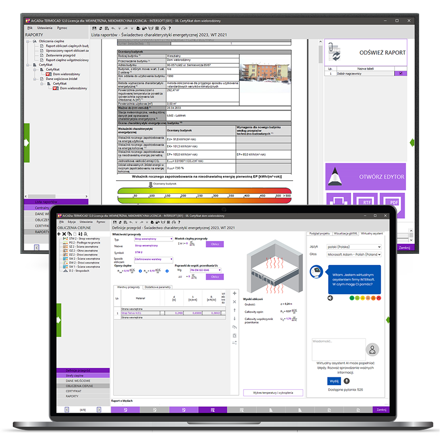 Program ArCADia-TERMOCAD �CHE 12