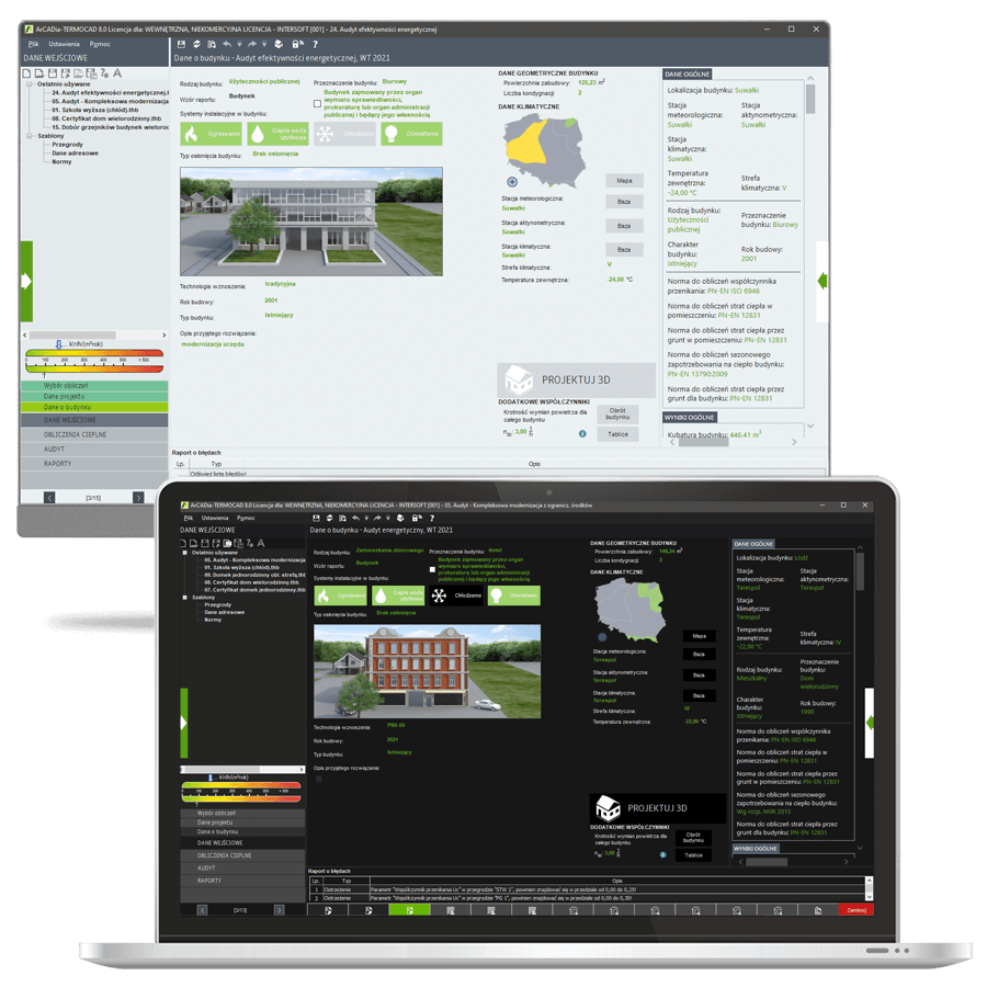 Program ArCADia-TERMOCAD Audyt 10