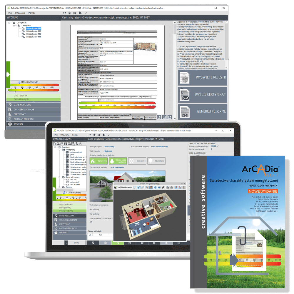 Program ArCADia-TERMOCAD LT 7 + Podrcznik