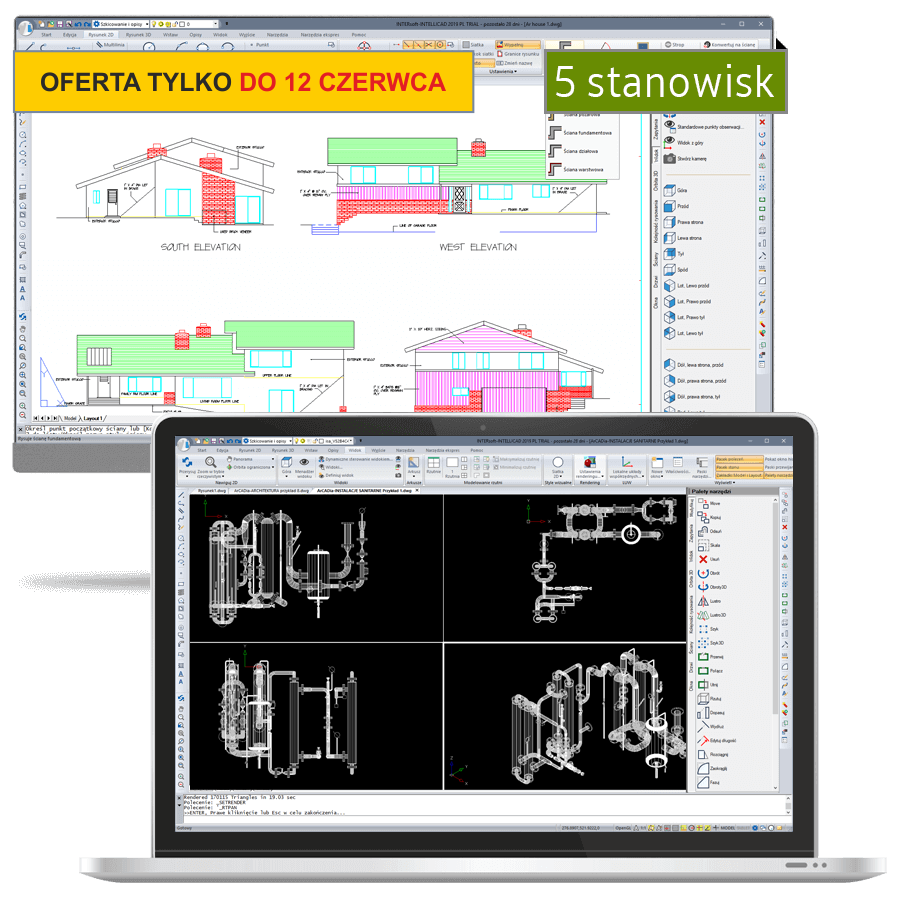 Program INTERsoft-INTELLICAD 2022 - pakiet 5 stanowisk