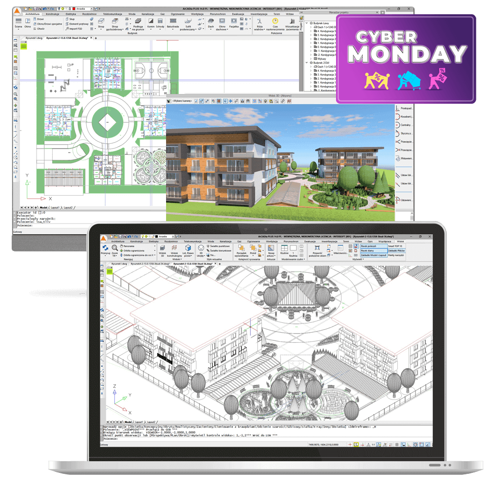 Program ArCADia BIM 14 + ArCADia-ARCHITEKTURA 9