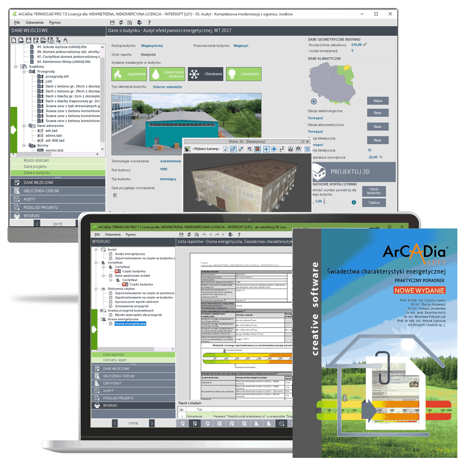 Program ArCADia-TERMOCAD �CHE 11 + Podr�cznik