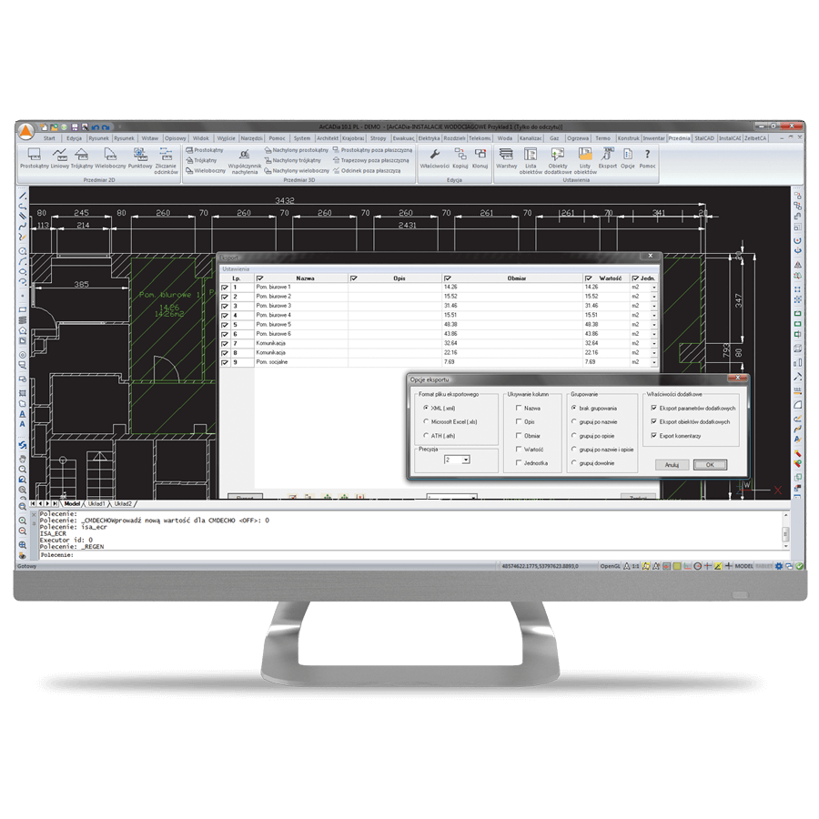 Program INTERsoft-PRZEDMIAR - nakadka dla INTERsoft-INTELLICAD 2019