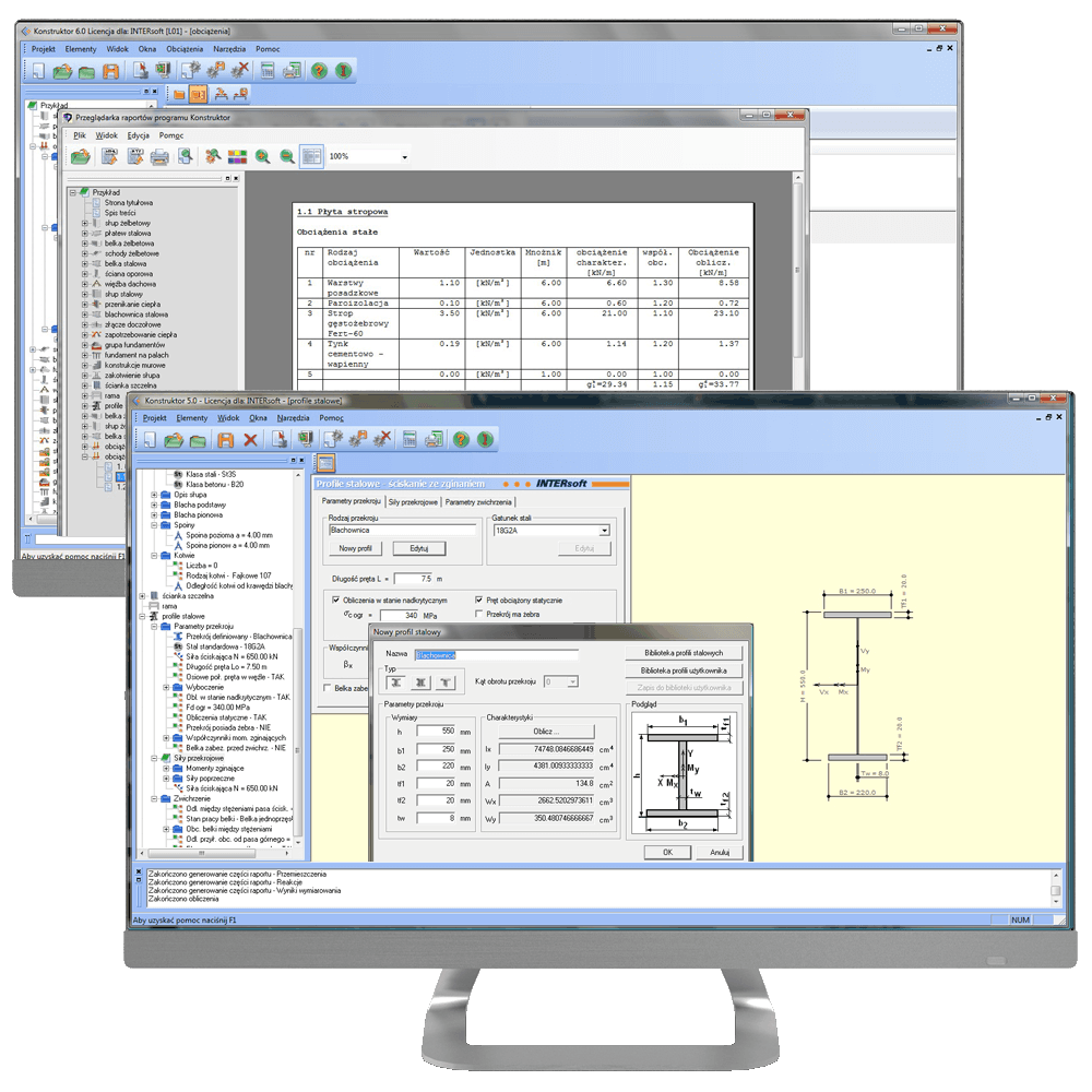 Program Konstruktor – Profile stalowe