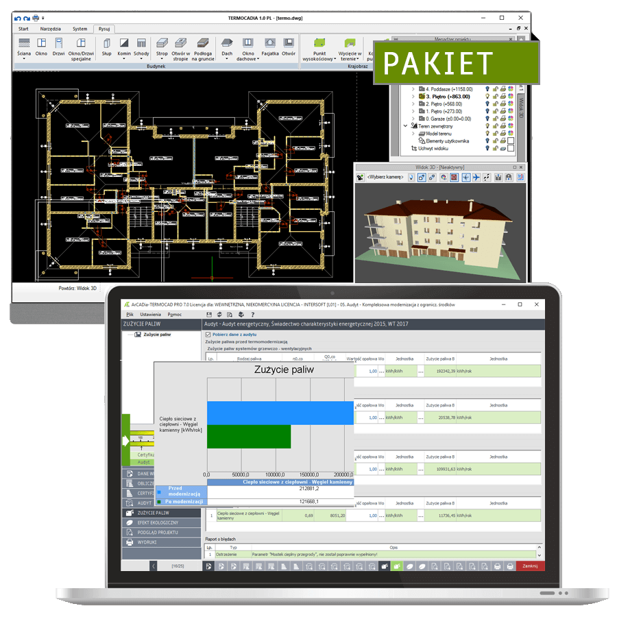 Program INTERsoft AUDYT ENERGETYCZNY