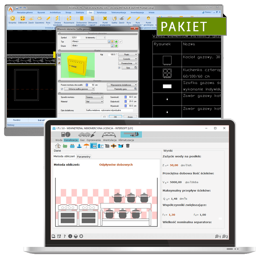 Program INTERsoft GAZ