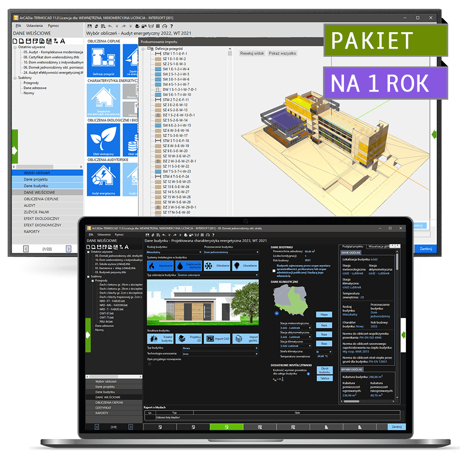 Program INTERsoft PARTNER ARCHITEKT