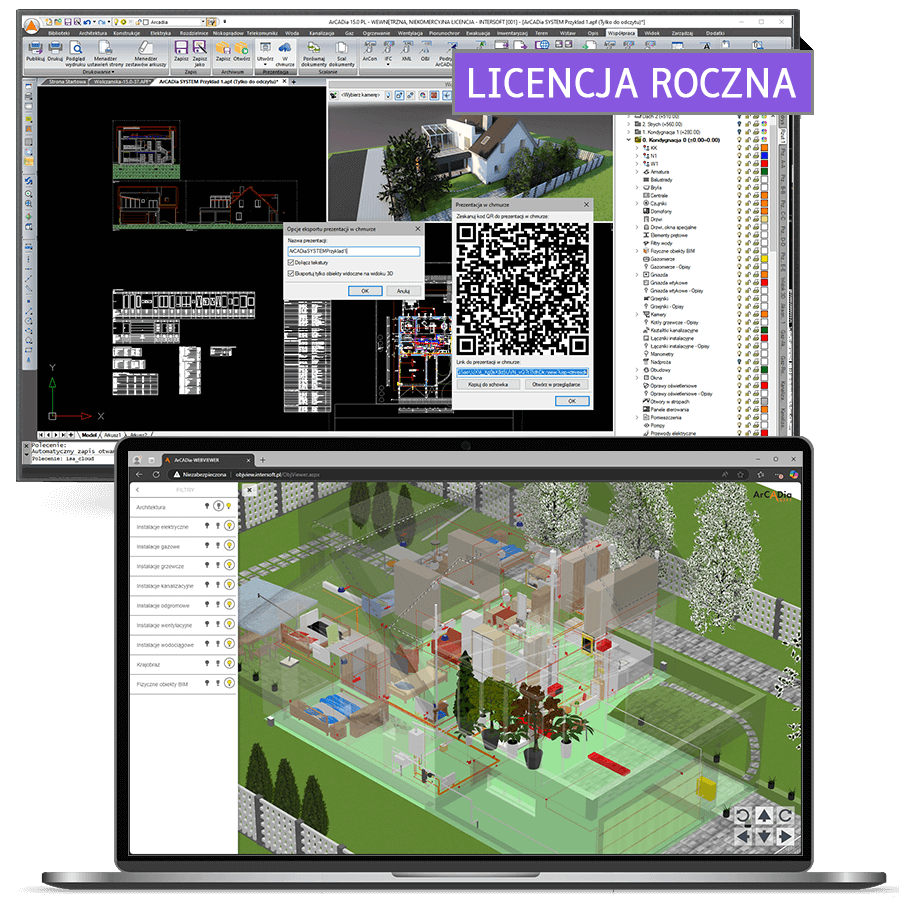 Program ArCADia-3D MAKER 15 - licencja roczna