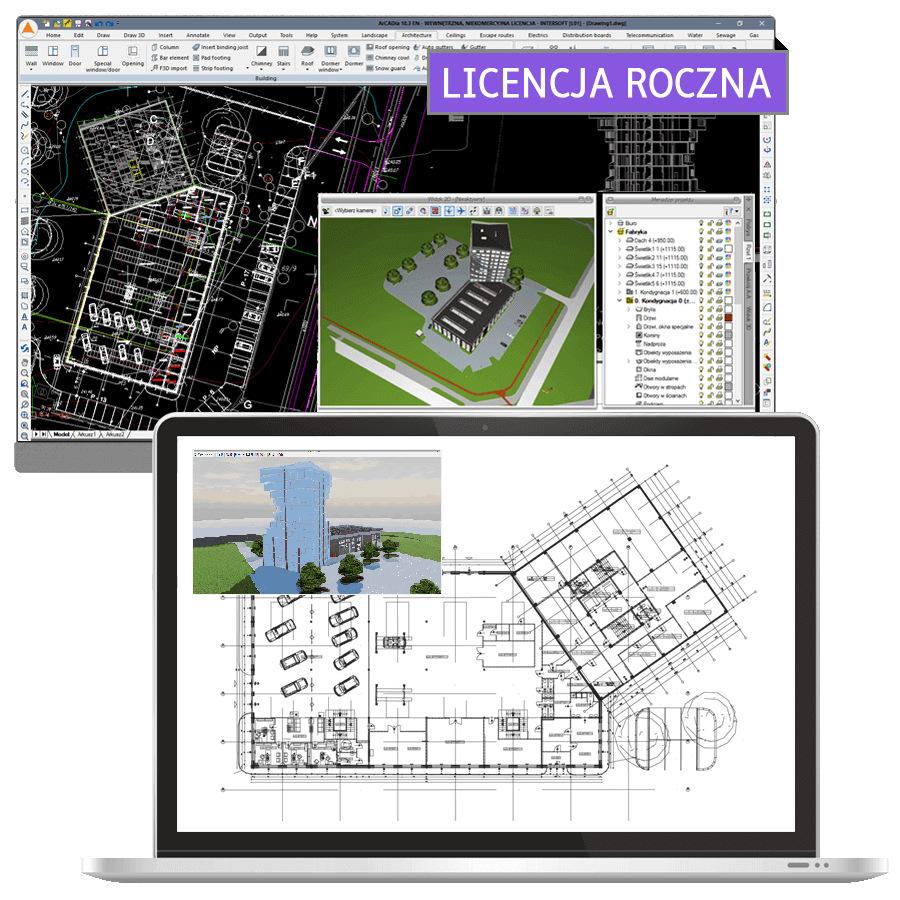 Program ArCADia-ARCHITEKTURA 9 - licencja roczna