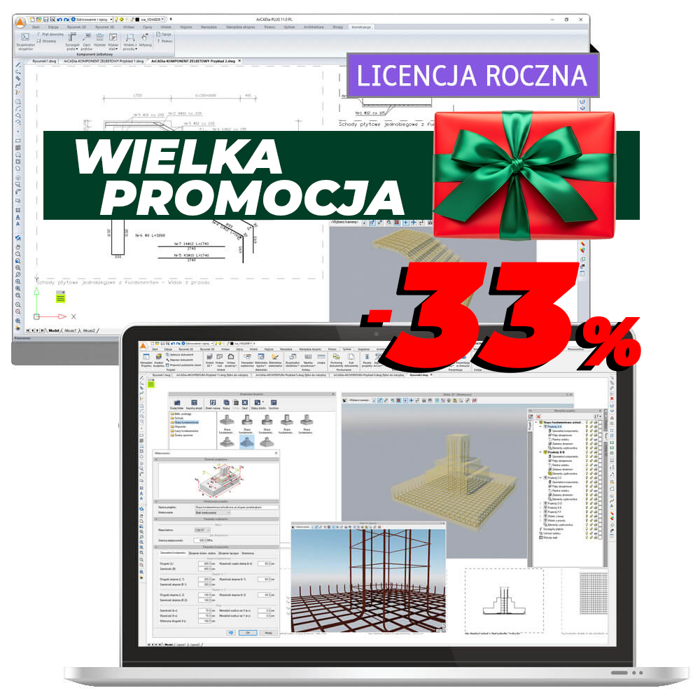 Program ArCADia-KOMPONENT ELBETOWY 15 - licencja roczna