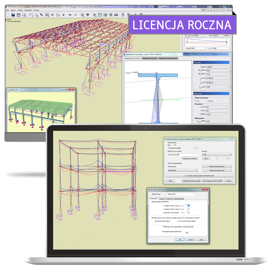 Program R3D3-EuroStal BUILT-UP - licencja roczna