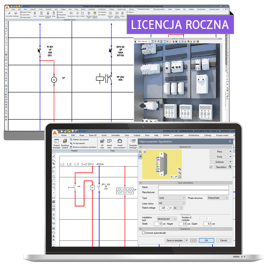 Program ArCADia-TABLICE ROZDZIELCZE 2 - licencja roczna