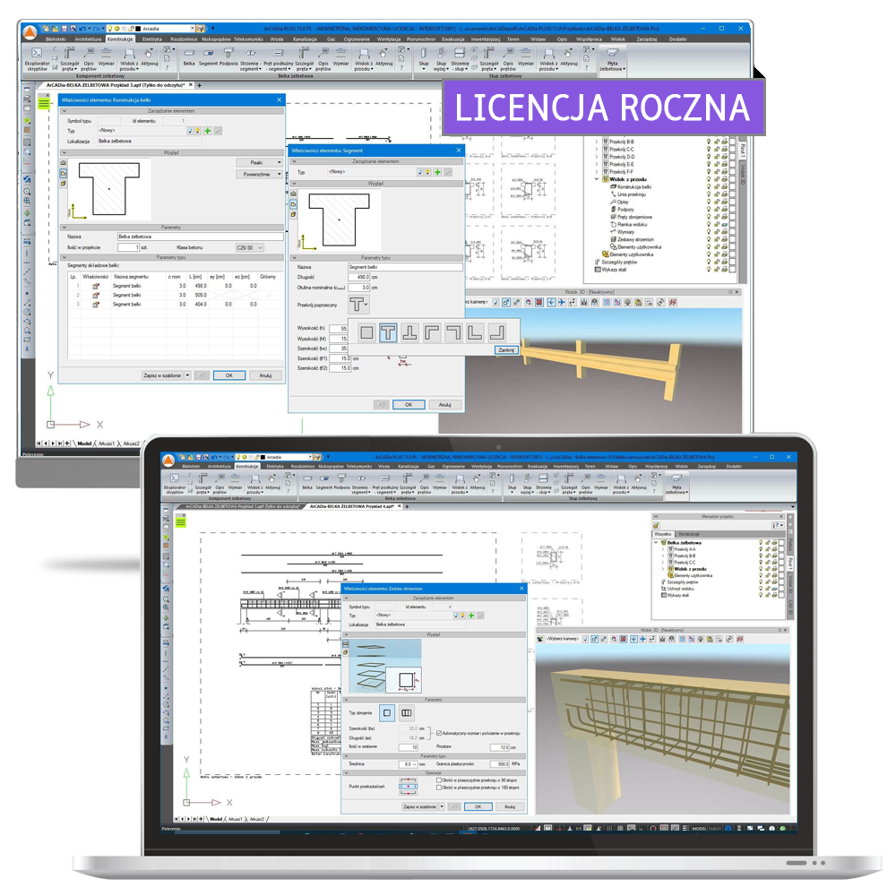 Program ArCADia-BELKA ELBETOWA 15 - licencja roczna