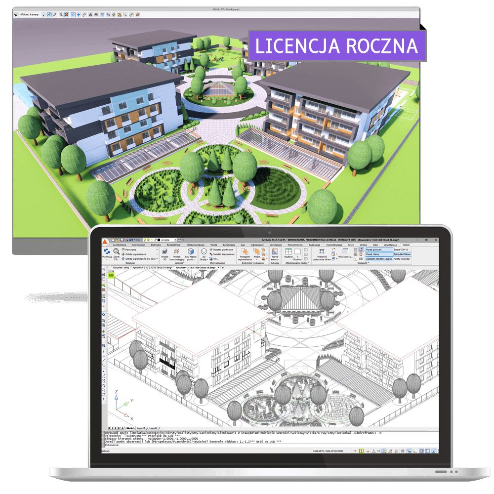 Program ArCADia-ARCHITEKTURA KRAJOBRAZU 15 - lic. roczna
