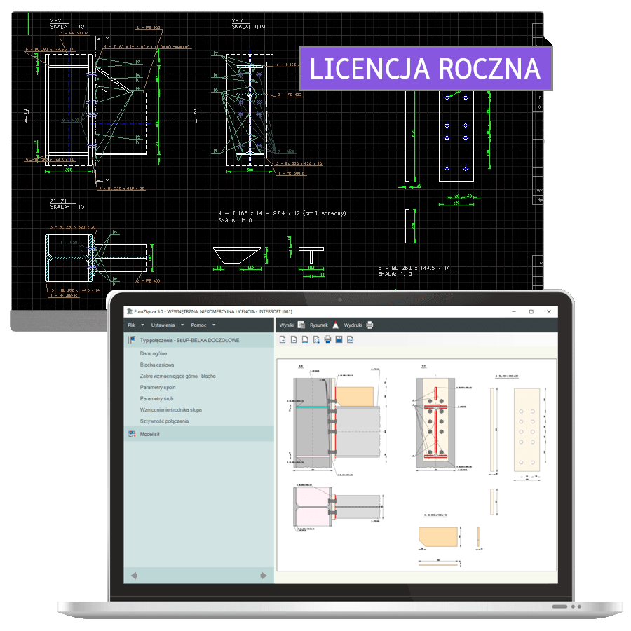 Program EuroZcza SUP-BELKA DOCZOOWE + DXF 2.0 - licencja roczna