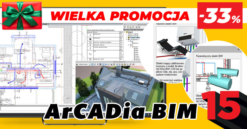 Poznaj przeomow wersj ArCADia BIM 15, projektuj bez ogranicze.