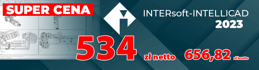 INTERsoft-INTELLICAD 2023 w super cenie 534,-netto